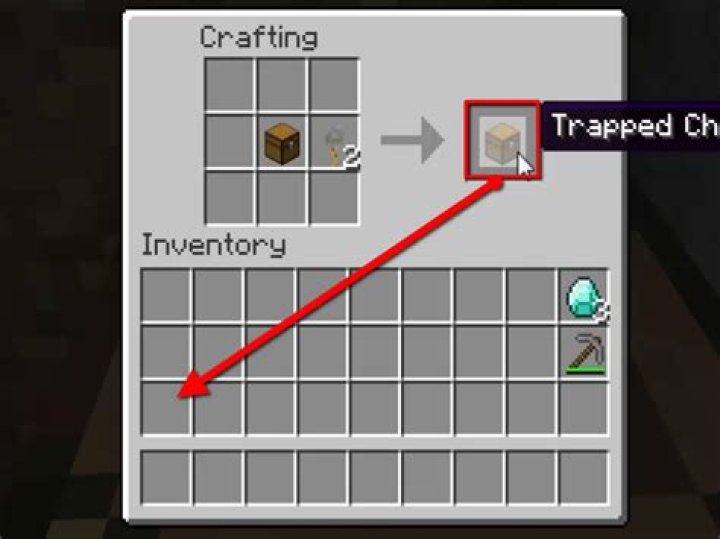 What is a trapped chest in minecraft