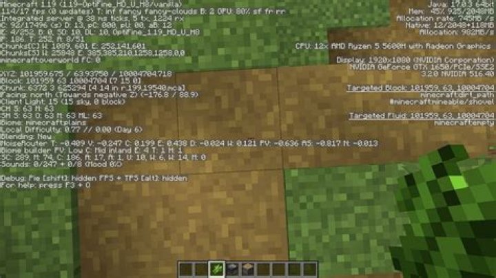 What is button 3 on minecraft