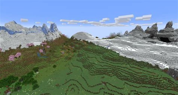 What is large biomes in minecraft