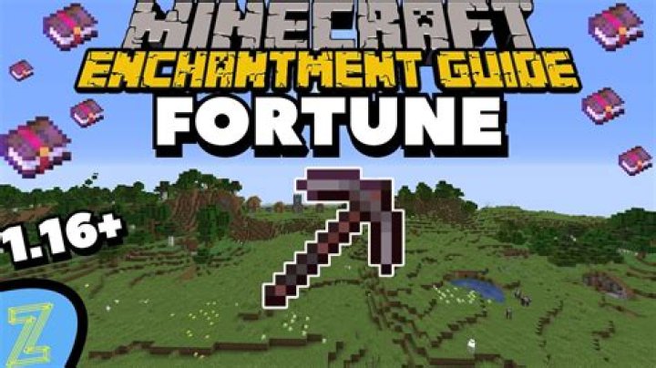 What is the fortune enchantment in minecraft