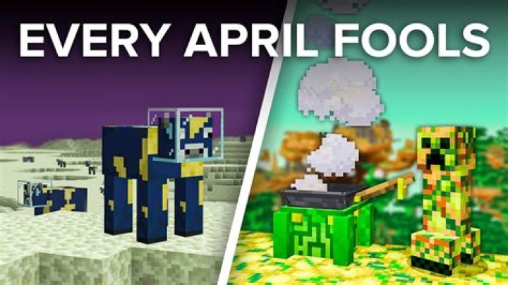 What is the minecraft april fools 2021