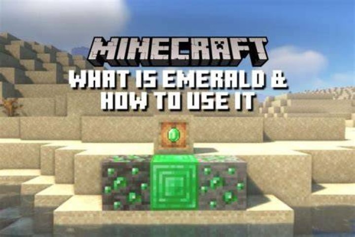 What to do with emeralds in minecraft