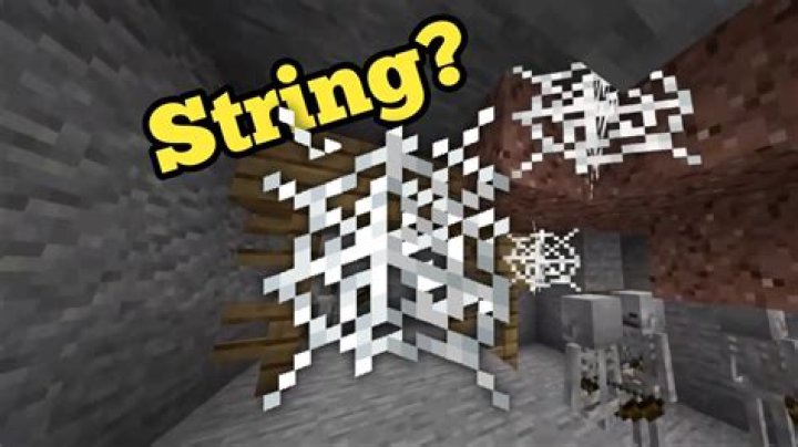 What to do with string in minecraft