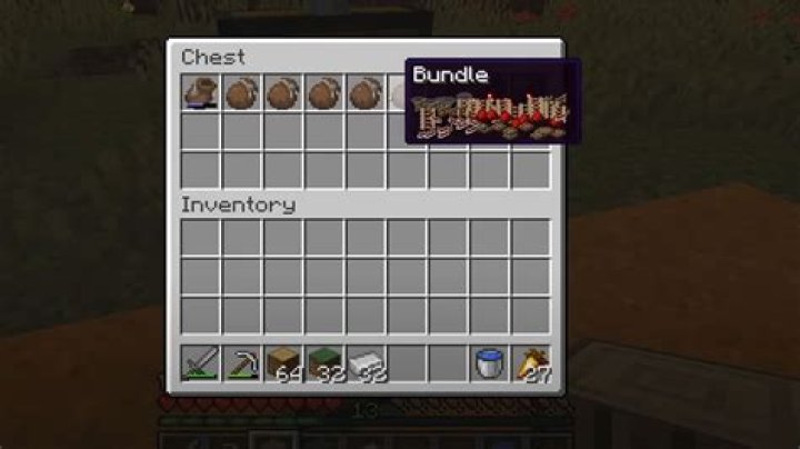 When will bundles be added to minecraft