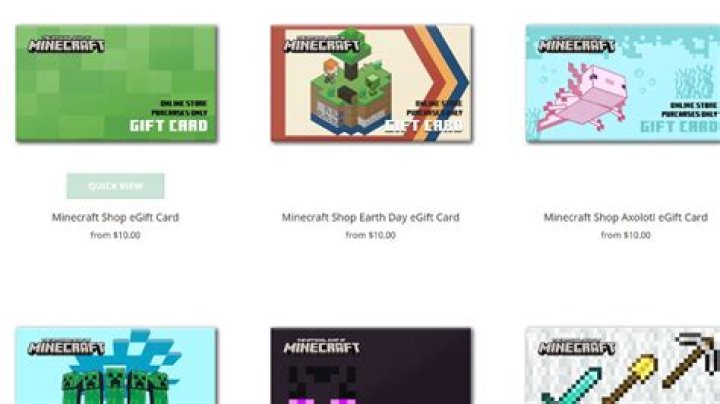 Where can i buy minecraft gift cards