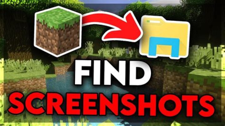 Where do minecraft screenshots save to