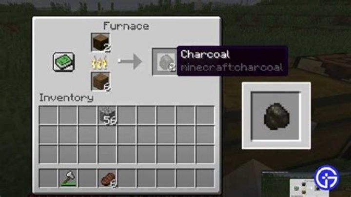 Where do you find charcoal in minecraft