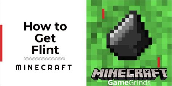 Where do you get flint in minecraft