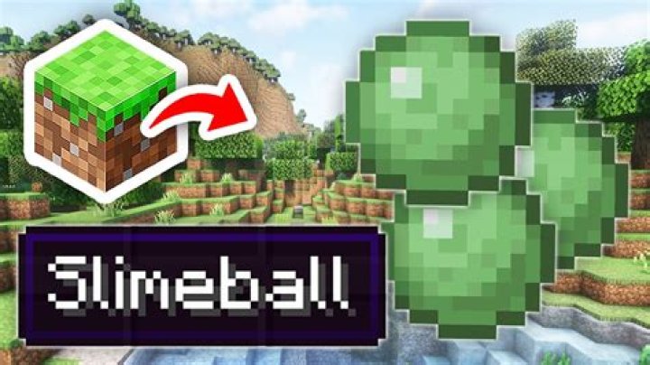 Where to find slimeballs in minecraft