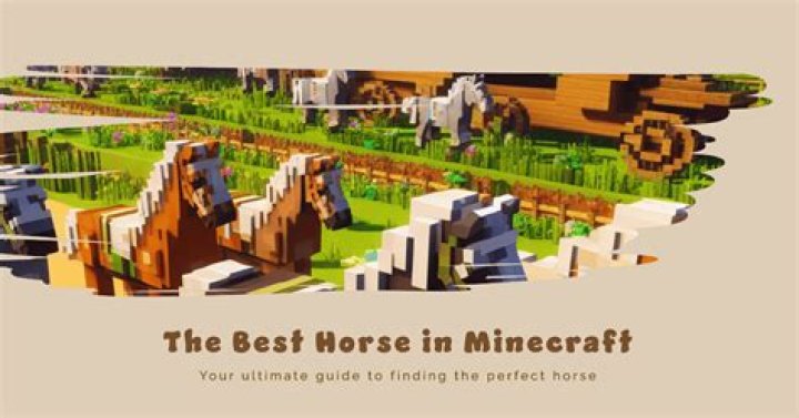 Which minecraft horse is the fastest