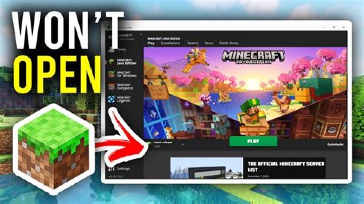 Why isn t my minecraft launching